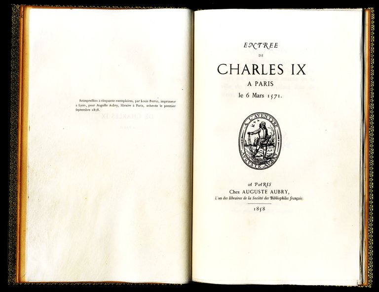ENTREE DE CHARLES IX A PARIS LE 6 MARS 1571.