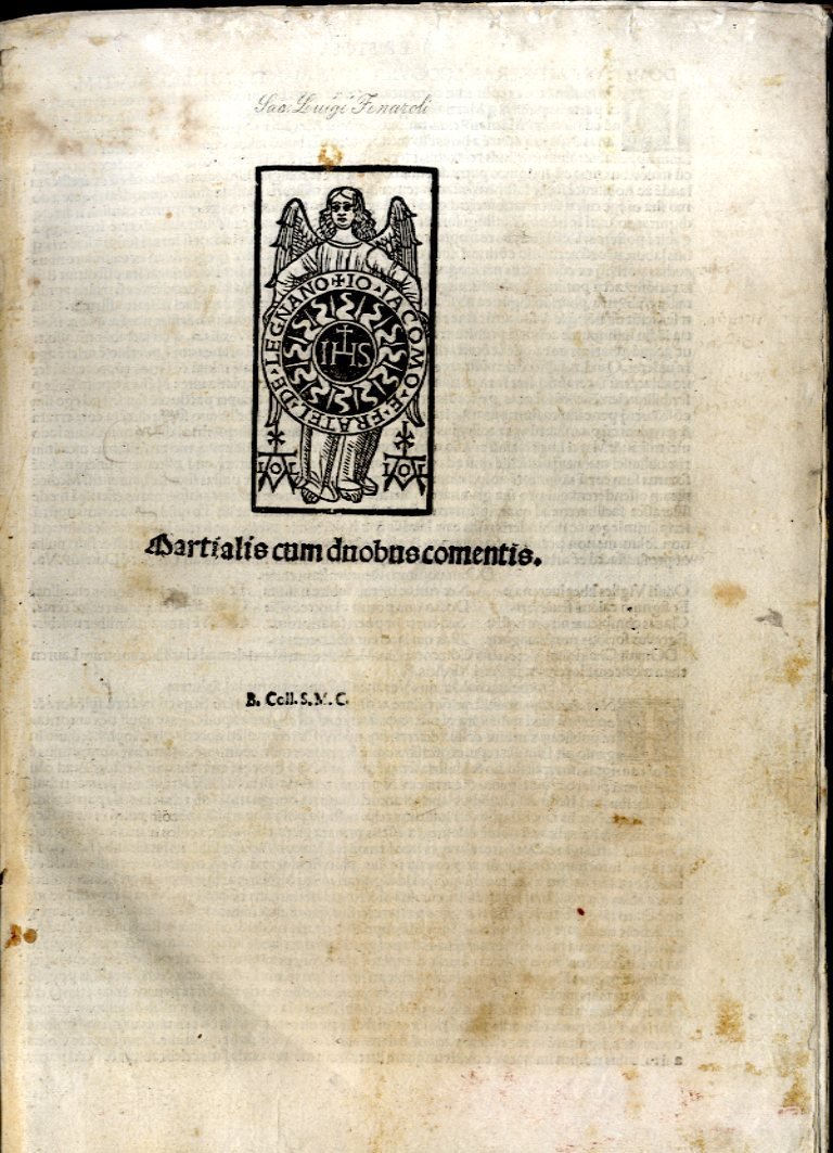 Epigrammata cum duobus comentis (D. Calderini et G. Merulae).