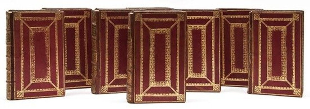 Una collezione di Ciceroniana della Stamperia Aldina, sette volumi editi …