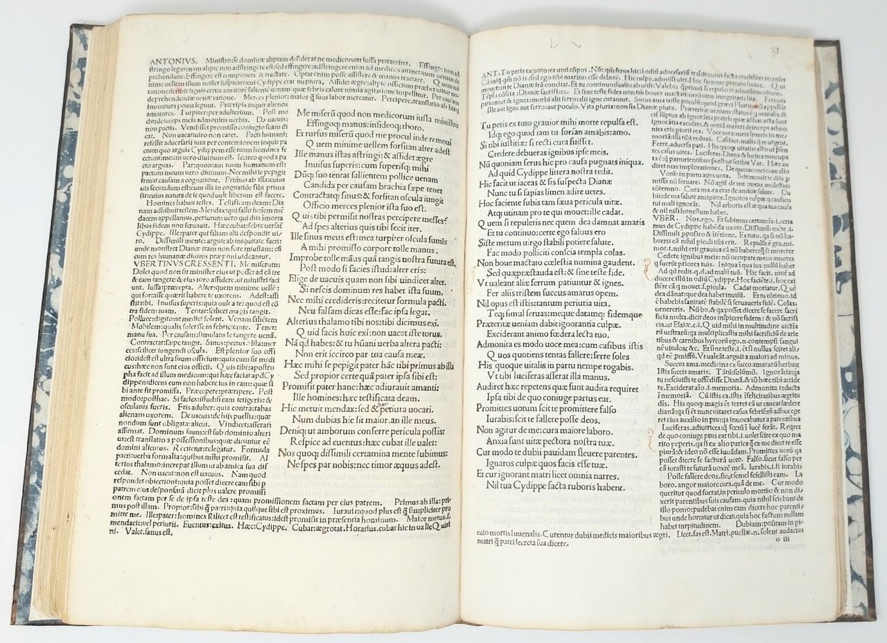 Epistolae Heroides Ovidii cum duobus commentis (Antonius Volscus et Hubertinus …
