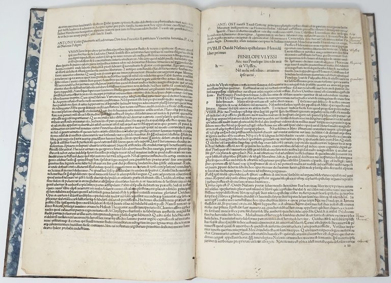 Epistolae Heroides Ovidii cum duobus commentis (Antonius Volscus et Hubertinus …
