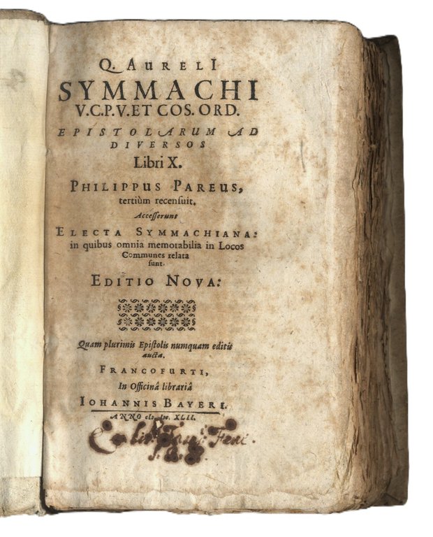 Epistolarum ad diversos libri 10.&amp;nbsp;Philippus Pareus, tertium recensuit. Accesserunt Electa … | Immagine Gallery 2