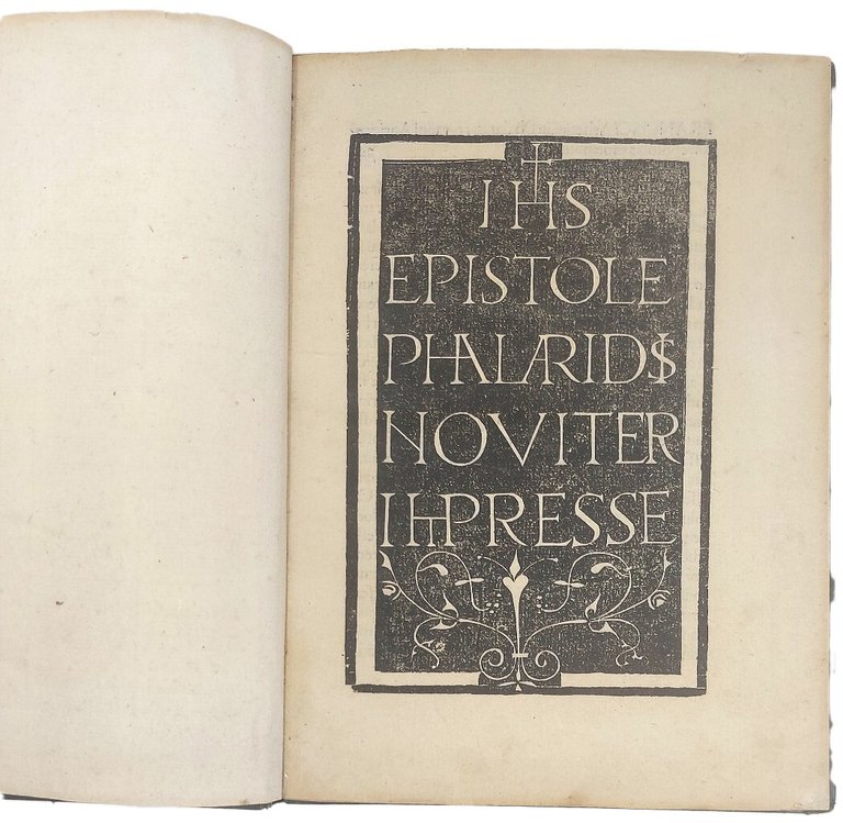 Epistole Phalaridis nouiter impresse.