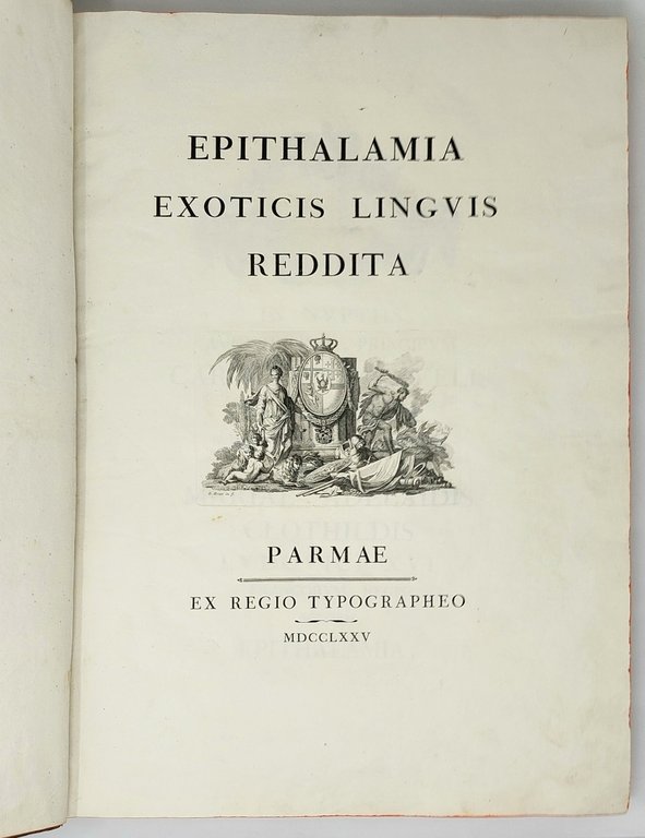 Epithalamia exoticis lingvis reddita.