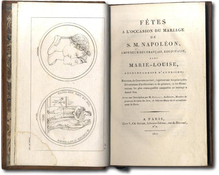 F&amp;Ecirc;TES A' L'OCCASION DU MARIAGE DE S.M. NAPOL&amp;Eacute;ON, Empereur des …