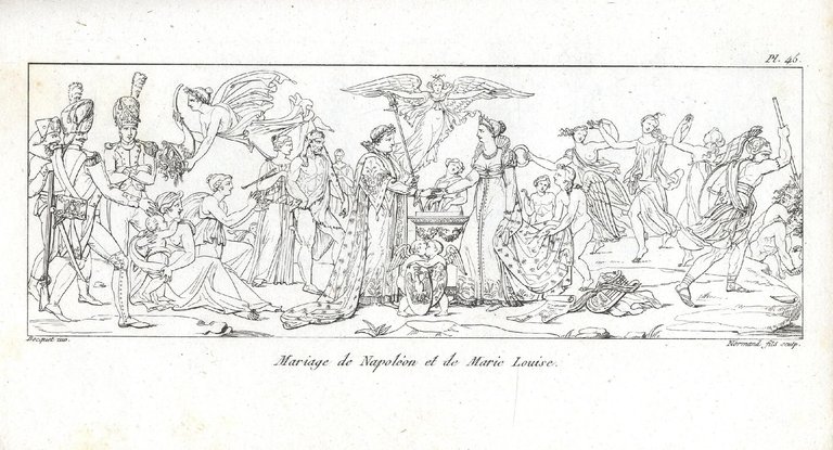 F&amp;Ecirc;TES A' L'OCCASION DU MARIAGE DE S.M. NAPOL&amp;Eacute;ON, Empereur des …