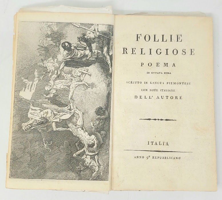 Follie Religiose (Foulie Religiouse). Poema in ottava rima scritto in …