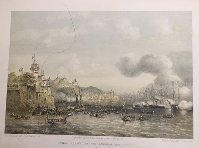 Genoa-Arrival of the Emperor Napoleon III