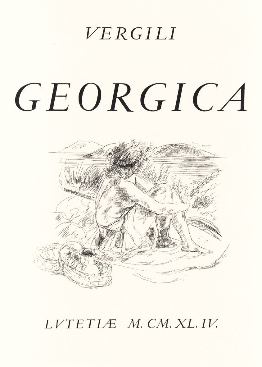 GEORGICA - LES G&amp;Eacute;ORGIQUES Illustr&amp;eacute;es d&amp;rsquo;eaux-fortes par DUNOYER DE SEGONZAC. …