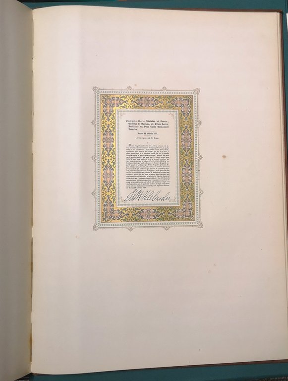 Ghirlanda di margarite offerta in umile e festoso omaggio agli …