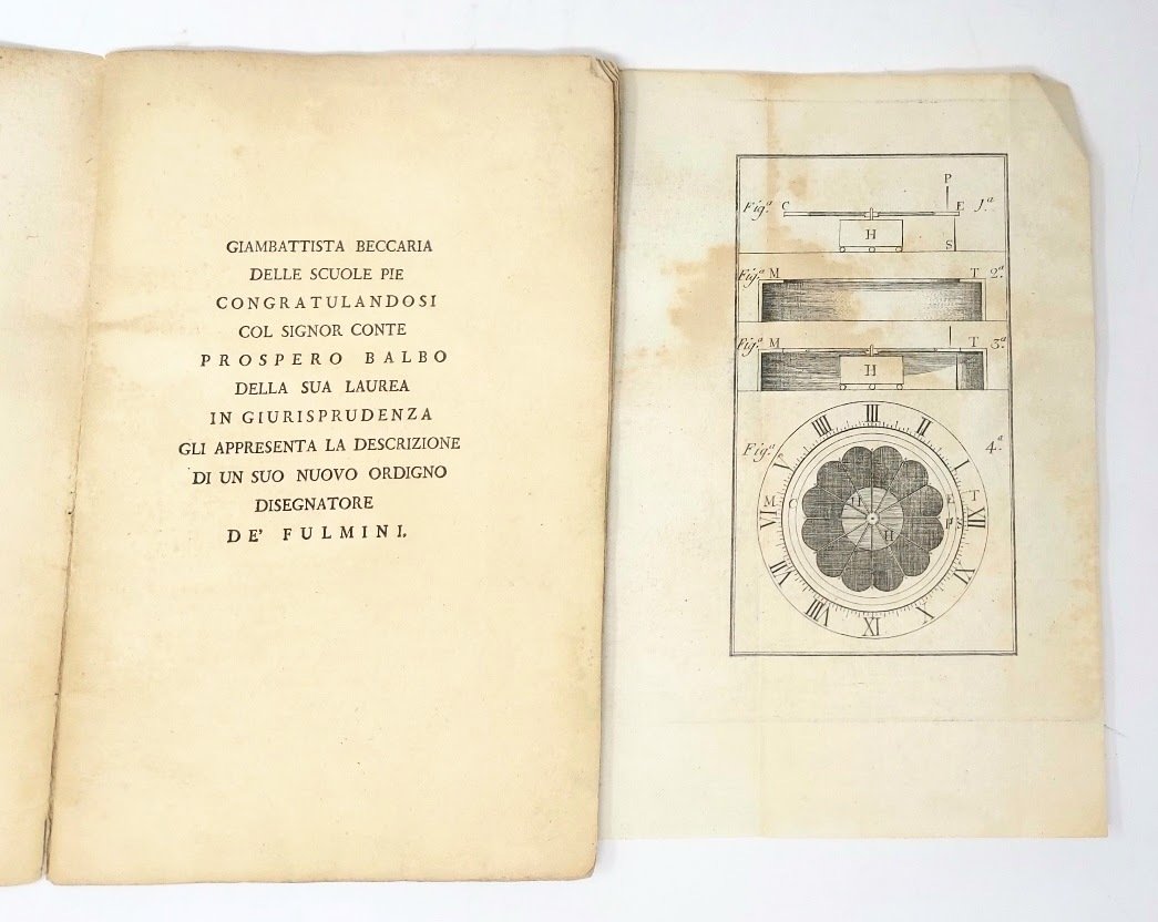 Giambattista Beccaria delle Scuole Pie congratulandosi col signor conte Prospero …