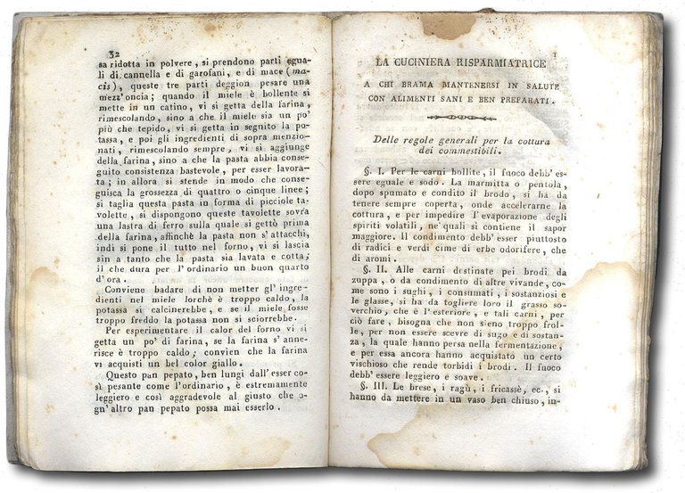 La Cuciniera Economica. Giornale per l'anno bisestile 1828.