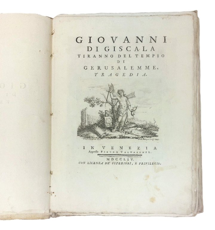 Giovanni di Giscala, Tiranno del Tempio di Gerusalemme. Tragedia.