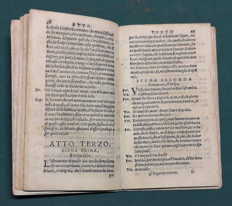 Gl'inganni, commedia del signor N.S. recitata in Milano l'anno 1547.