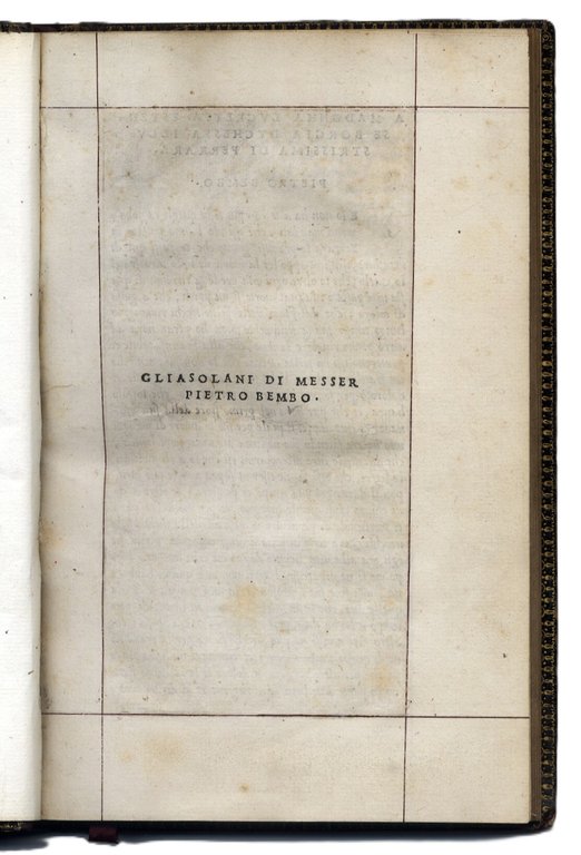 Gli Asolani di messer Pietro Bembo. | Immagine Gallery 3