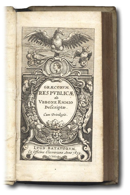 Graecorum Respublicae, ab Ubbone Emmio descriptae. (Solo primo volume).