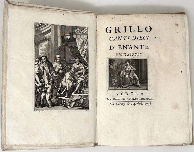 Grillo. Canti dieci d'Enante Vignajuolo.