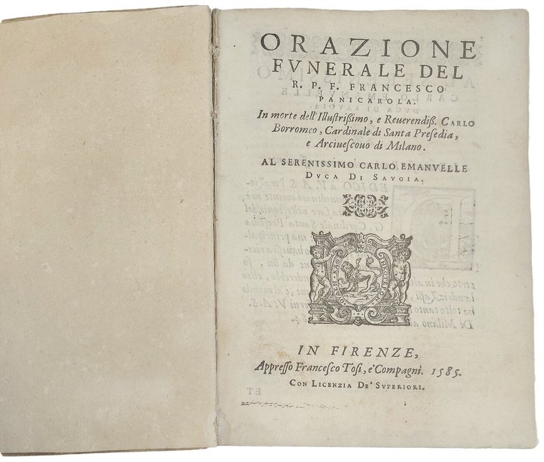 Gruppo di cinque orazioni di vari autori, recitate a Firenze …