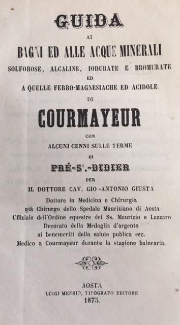 Guida ai Bagni ed alle Acque Minerali solforose, alcaline, iodurate …