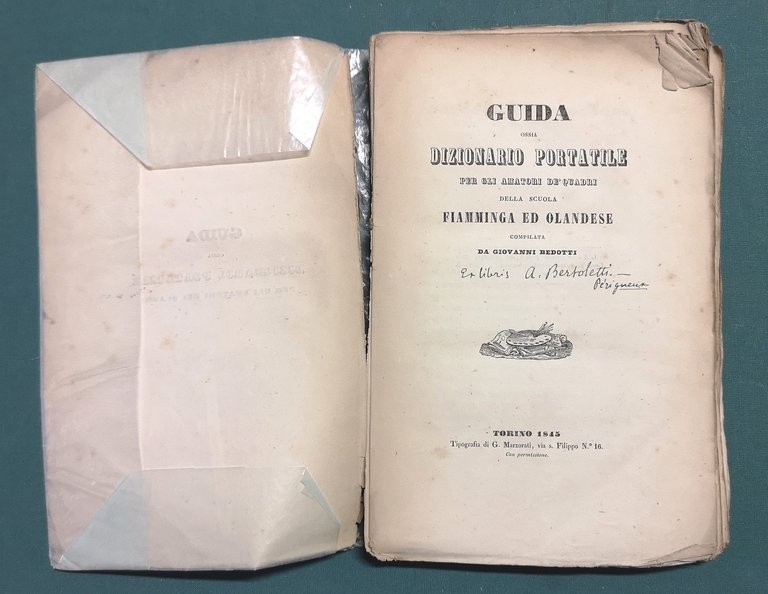 Guida ossia dizionario portatile per gli amatori de'quadri della scuola …