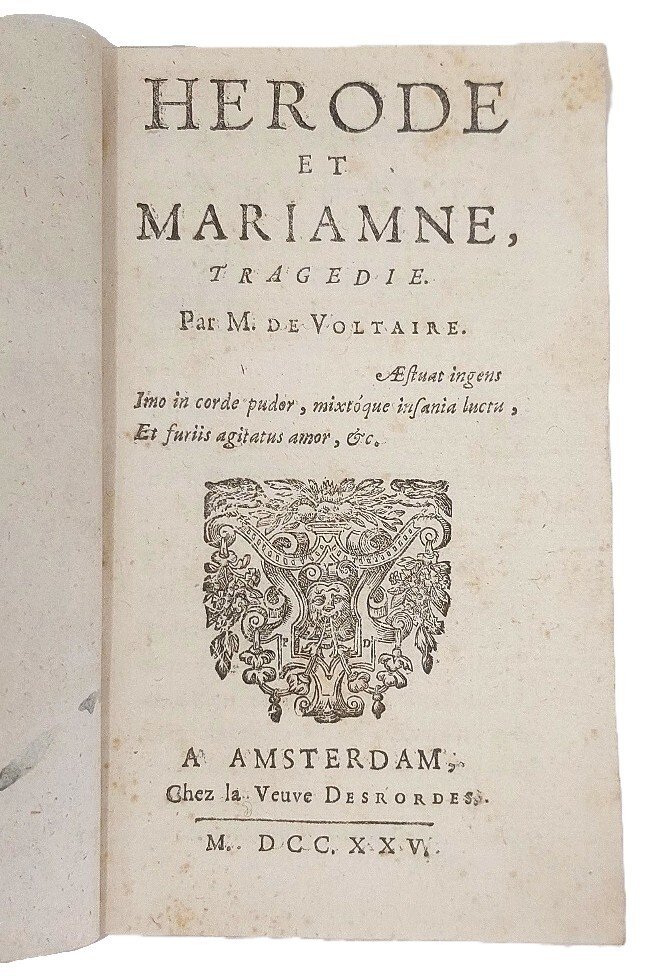 Herode et Mariamne, tragédie.