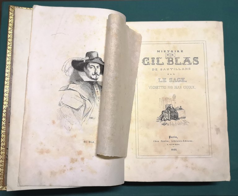 Histoire de Gil Blas de Santillane. Vignettes par Jean Gigoux.