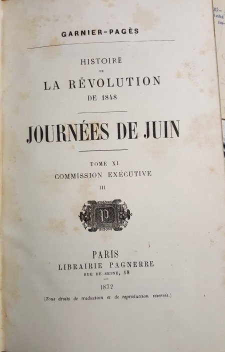 Histoire de la Révolution de 1848