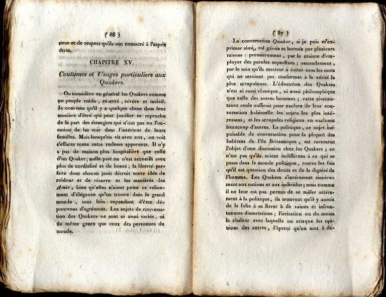 Histoire des Quakers; traduite de l'anglais de Clarkson, et suivie …