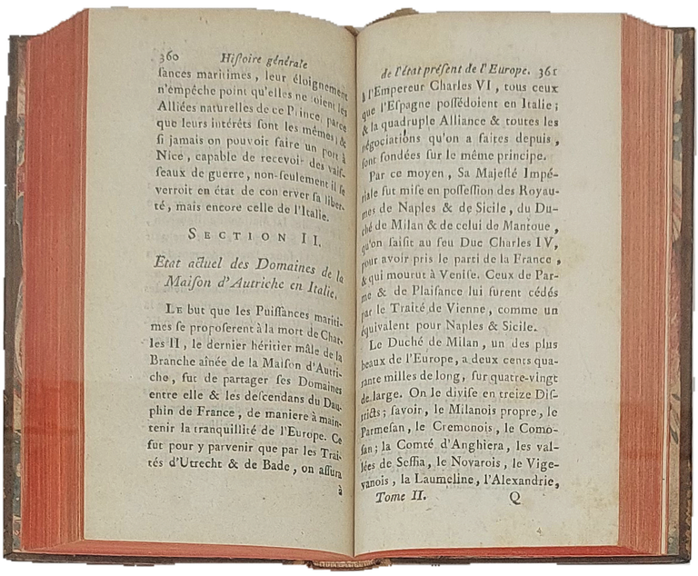 Histoire g&amp;eacute;n&amp;eacute;rale de l'&amp;eacute;tat pr&amp;eacute;sent de l'Europe,&amp;nbsp;contenant la situation, l'origine, …