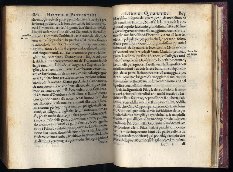 Historia Fiorentina, di M. Piero Buoninsegni, gentilhuomo fiorentino. Nuouamente data …