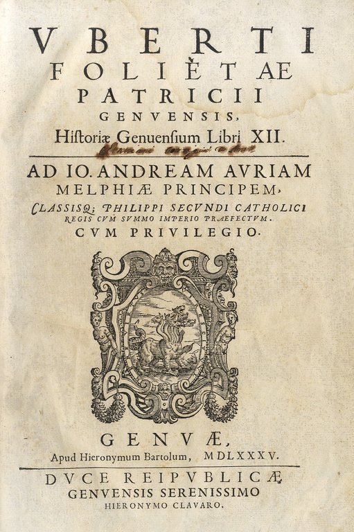 Historiae Genuensium libri XII.
