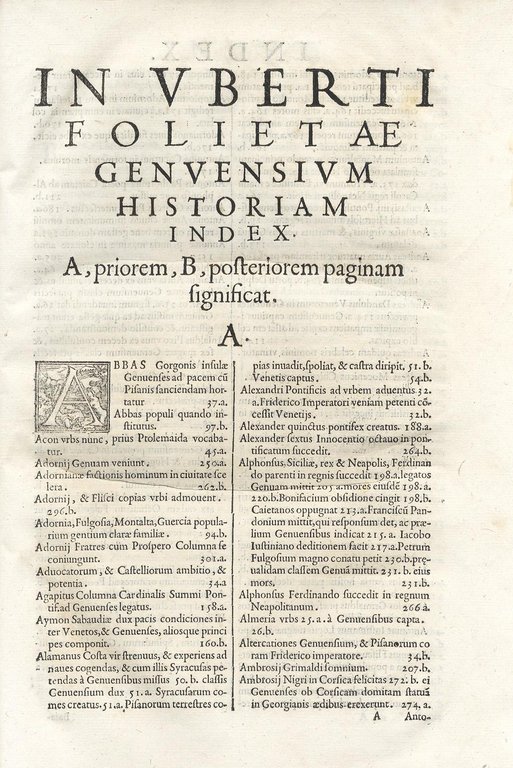 Historiae Genuensium libri XII.