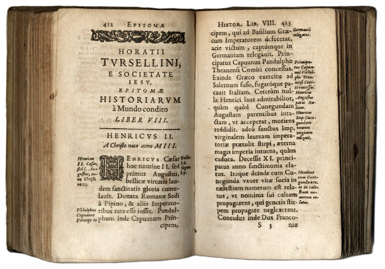 Horatii Tursellini e Societate Iesu, epitome historiarum libri X. Nunc …