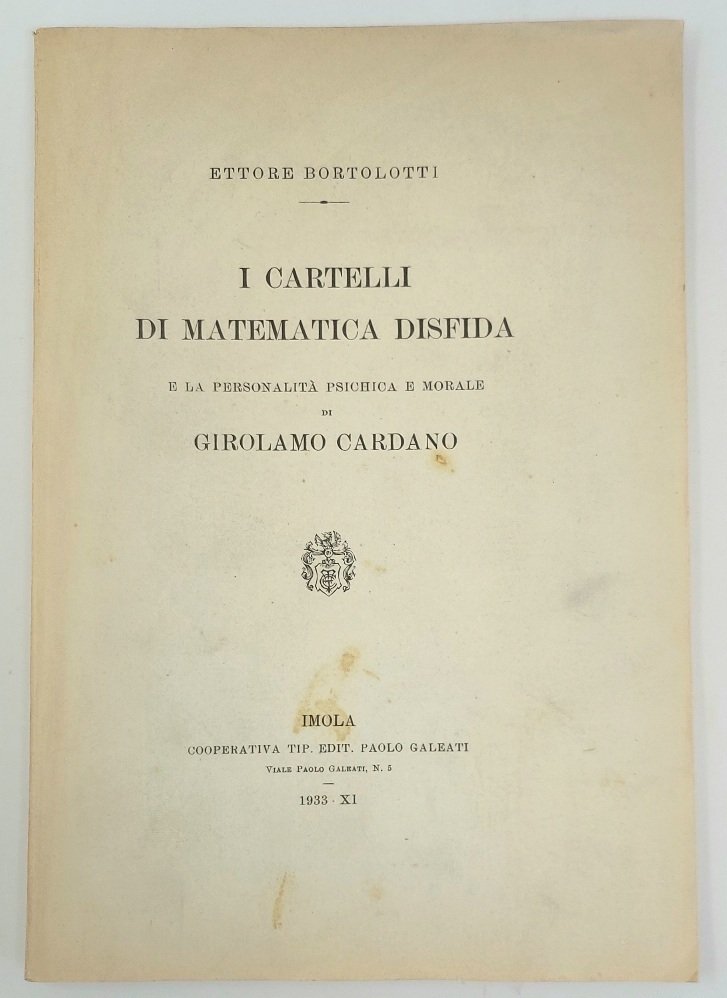 I cartelli di matematica disfida e la personalit&amp;agrave; psichica e …