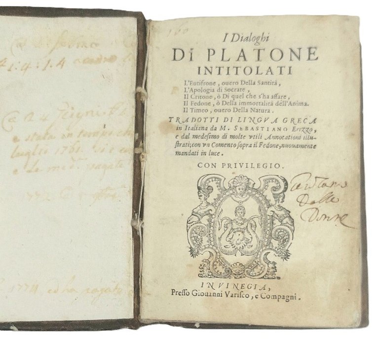 I Dialoghi di Platone intitolati l'Eutifrone...Tradotti di lingua greca in …