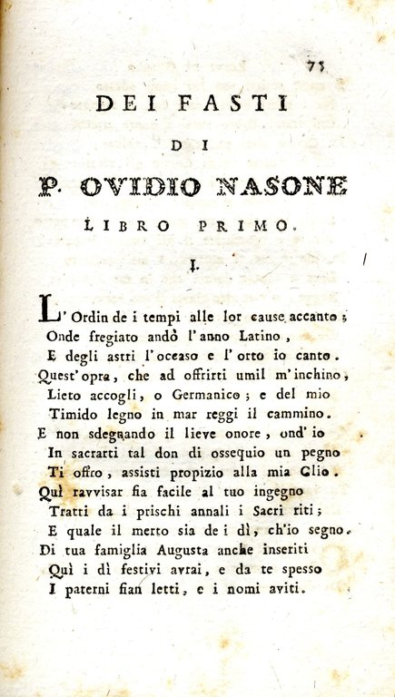 I Rimedi di Amore, volgarizzati da Eschilo Acanzio (segue:) I …