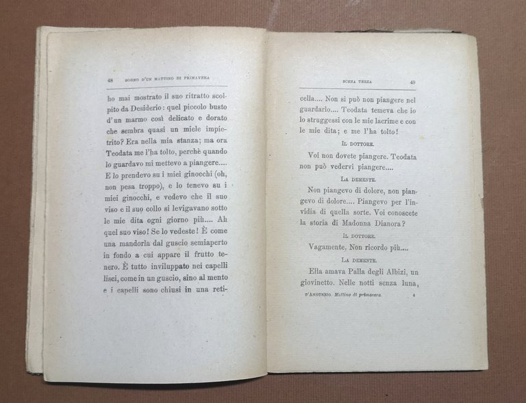 I Sogni delle Stagioni. Sogno d'un mattino di primavera. Poema …