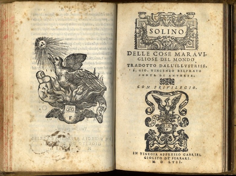 I tre libri del sito, forma, e misura del mondo. …