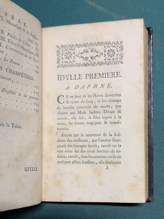 Idylles et poemes champetres, traduits de l'allemand par M. Huber.