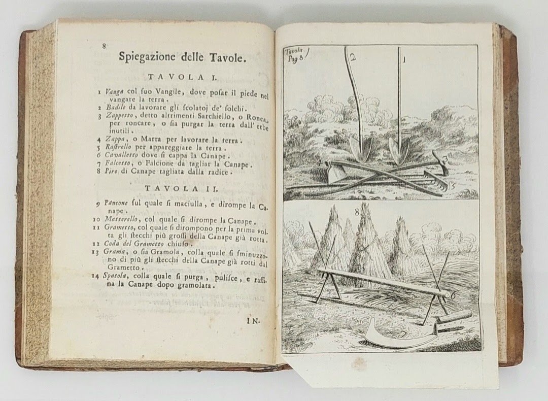 Il canapajo libri VIII con le annotazioni.&amp;nbsp;(Legato con:) Coltivazione delle …