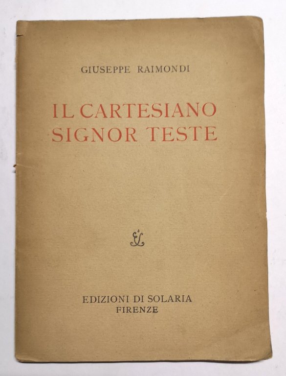 Il cartesiano Signor Teste.