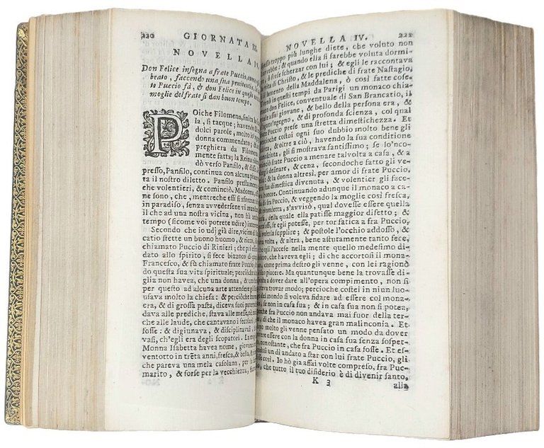 Il Decameron di Messer Giovanni Boccacci. Cittadino Fiorentino.