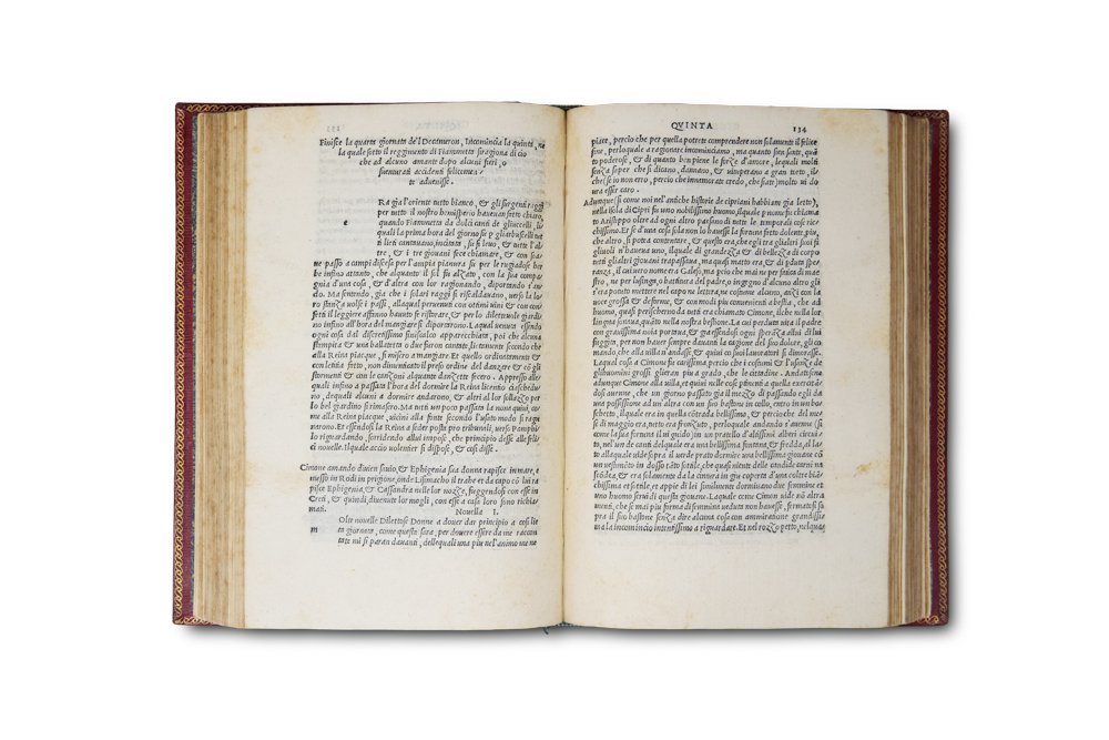 Il Decamerone nuovamente corretto et con diligentia stampato. MDXXVII.