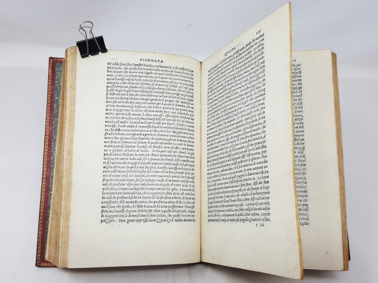 Il Decamerone nuovamente corretto et con diligentia stampato. MDXXVII.