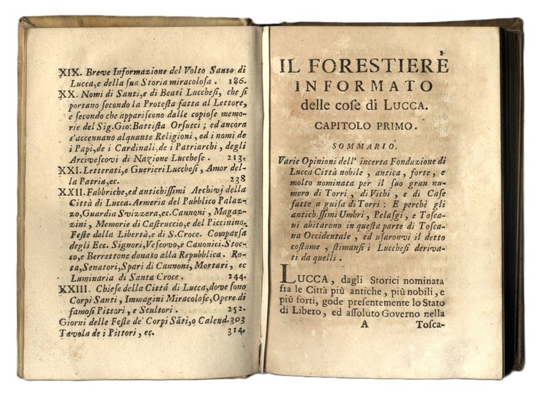 Il Forestiere informato delle cose di Lucca. Opera di V. …