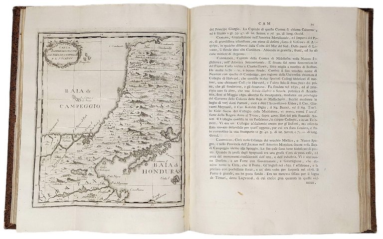 Il Gazzettiere Americano (vol. I e II, su tre), contenente …