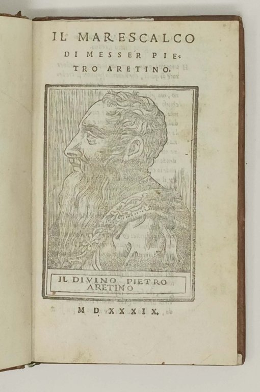 Il Marescalco di messer Piero Aretino, MDXXXIX.