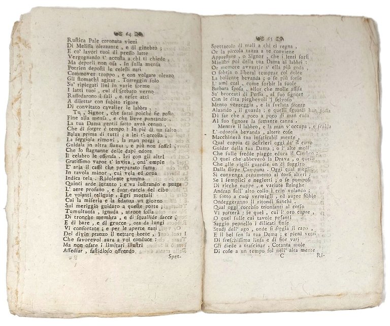 Il Mattino, il Mezzogiorno, e la Sera. Poemetti tre.