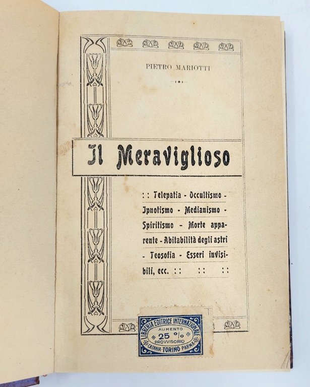 Il Meraviglioso.