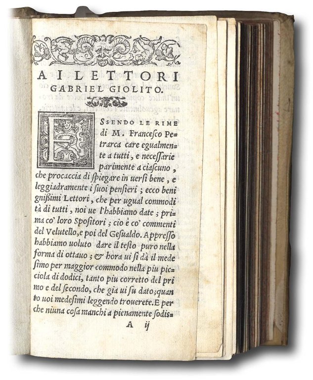 Il Petrarca nuovamente revisto e ricorretto da M. Lodovico Dolce. …